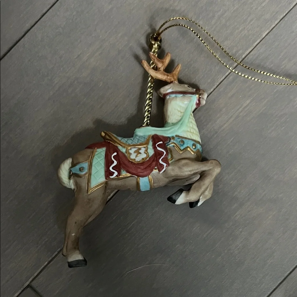 Lenox Christmas Carousel Animal Collection - Lion, Zebra, Reindeer and Horse - Picture 11 of 15